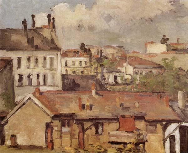 Paul Cezanne Roofs oil painting picture